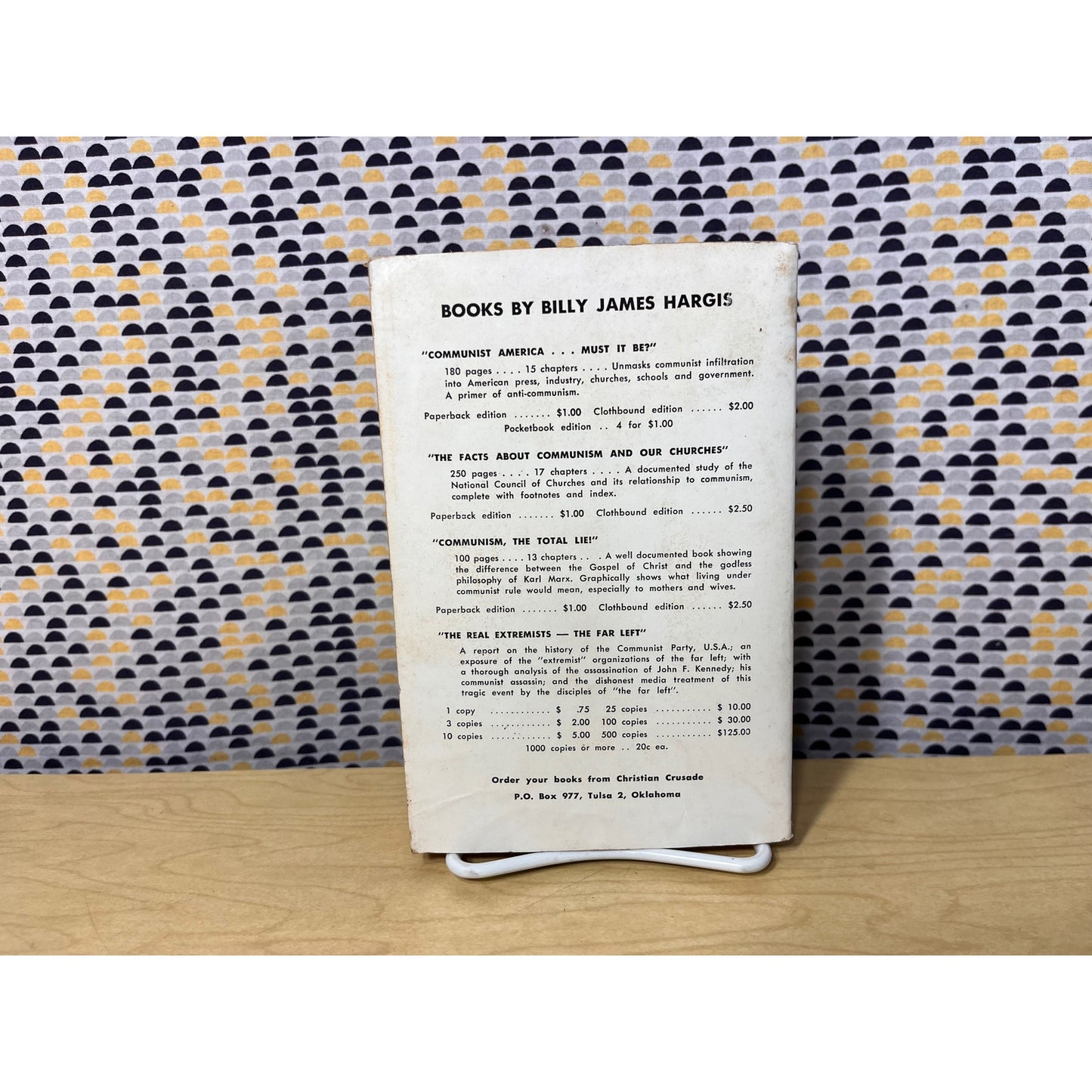 The Real Extremists, The Far Left - Billy James Hargis - Christian Crusade Books - Paperback