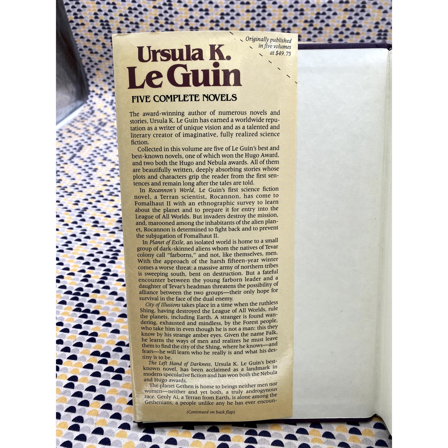 Signed - Five Complete Novels - Ursula K. Le Guin - Avenel - Hardcover