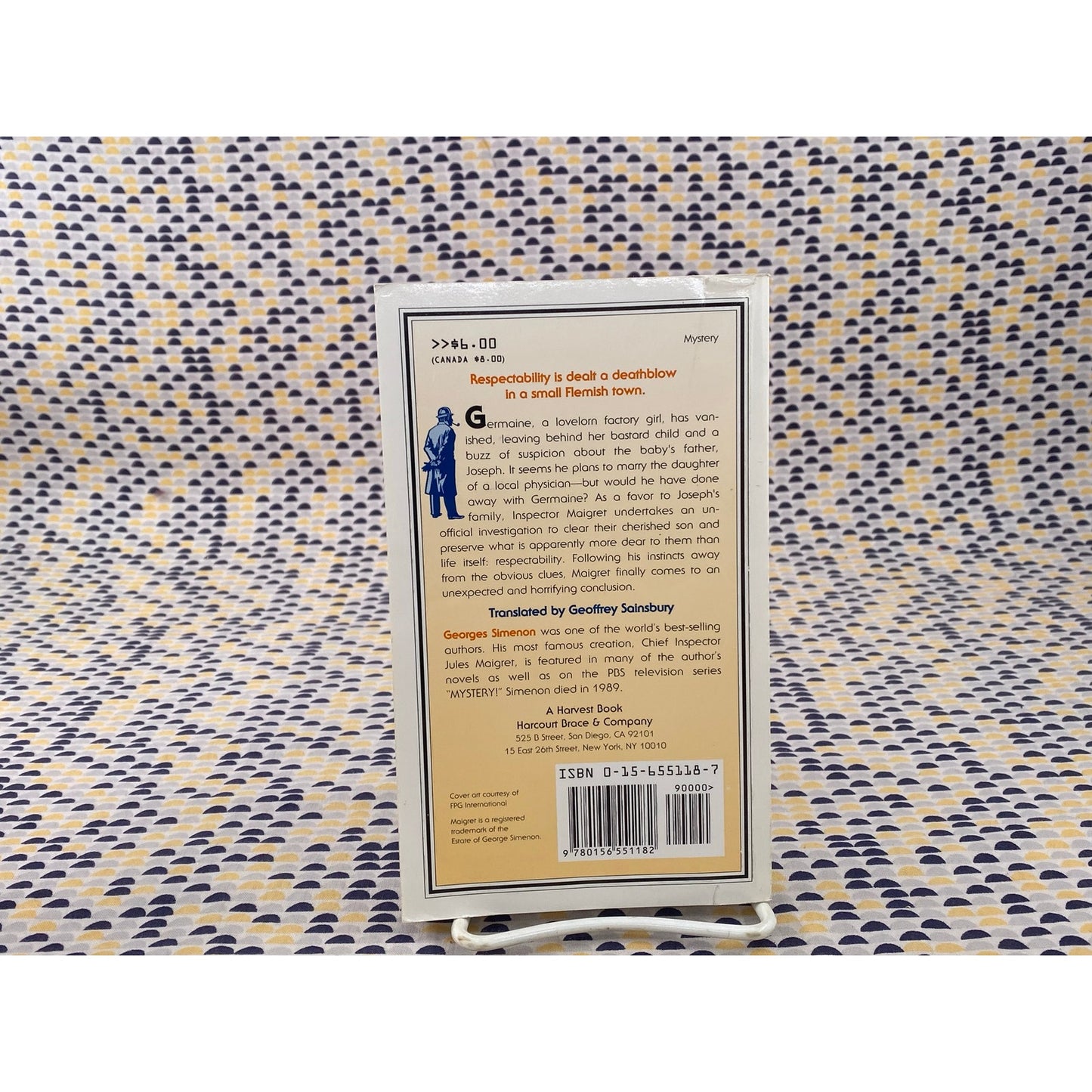 Maigret and the Flemish Shop - Simenon - Harvest/HBJ - Paperback