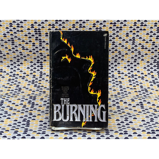 The Burning - Jeff Fain - Vintage Paperback Book - Leisure Books Edition