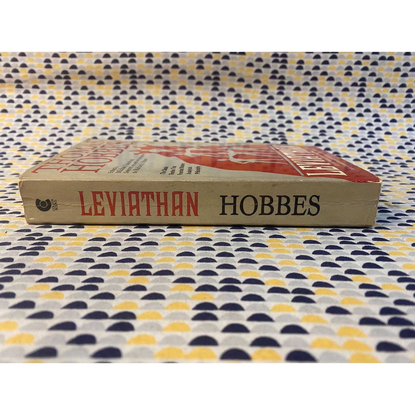 Leviathan - Thomas Hobbes - Vintage Paperback Book - Collier Edition