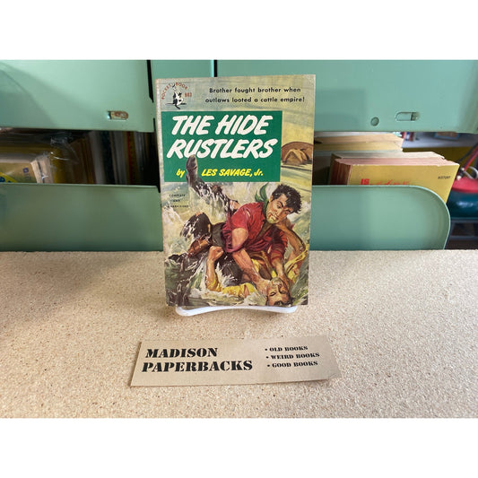 The Hide Rustlers - Les Savage, Jr. - Pocket 803 - Vintage Paperbacks