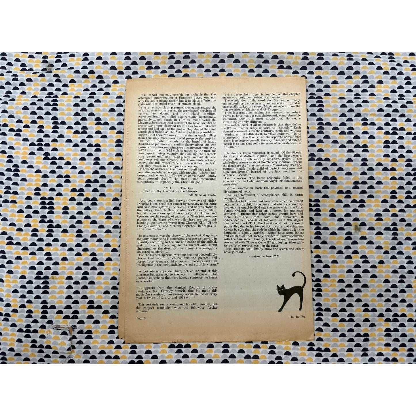 The Realist Magazine - Counterculture Newspaper - November 1971 - No. 91C