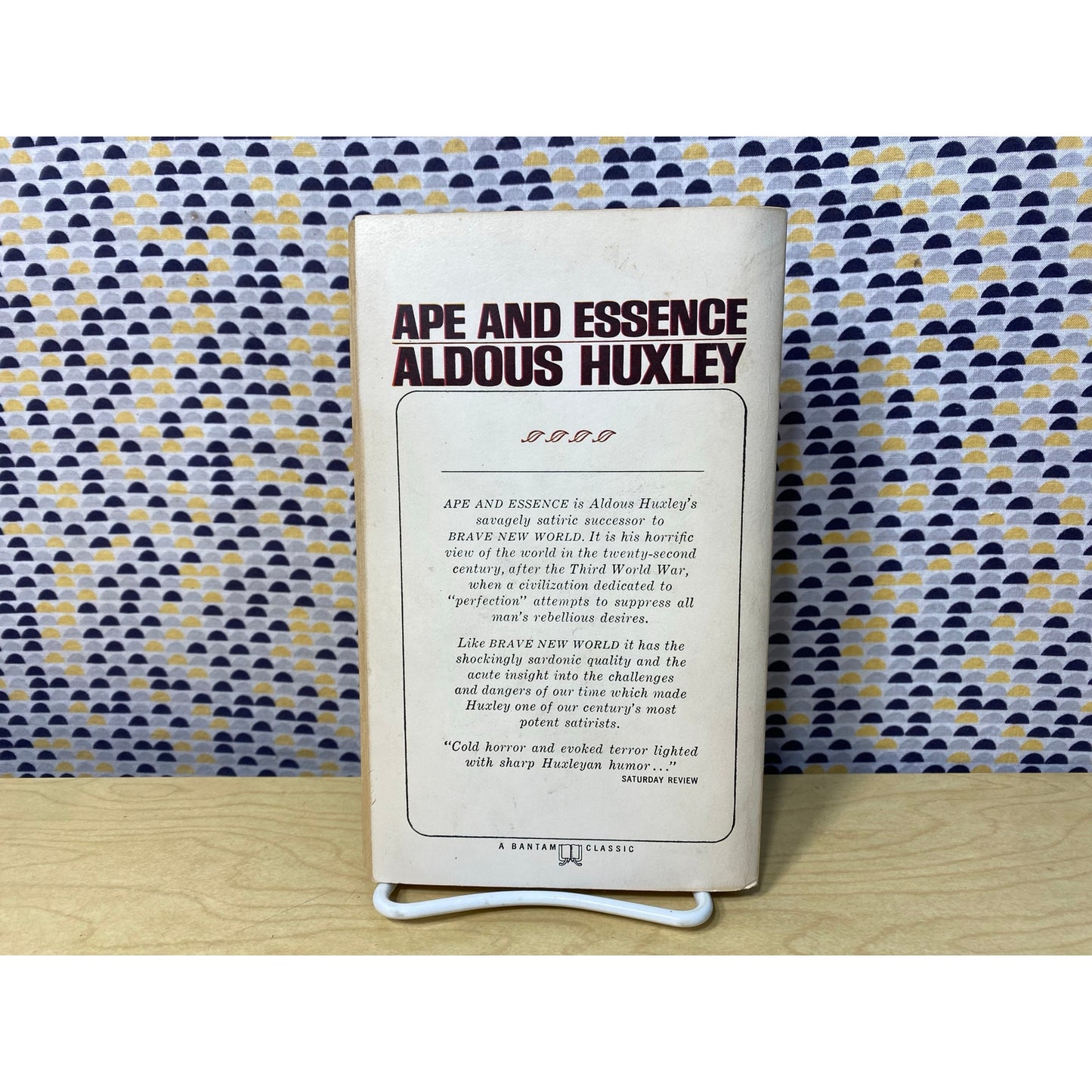 Ape and Essence - Aldous Huxley - Paperback- 60 cent Bantam Books Edition