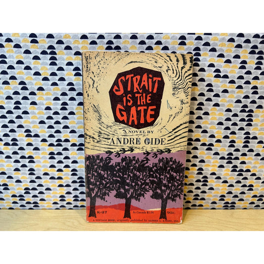 Strait Is The Gate - André Gide - Vintage Paperback Book - Vintage Edition