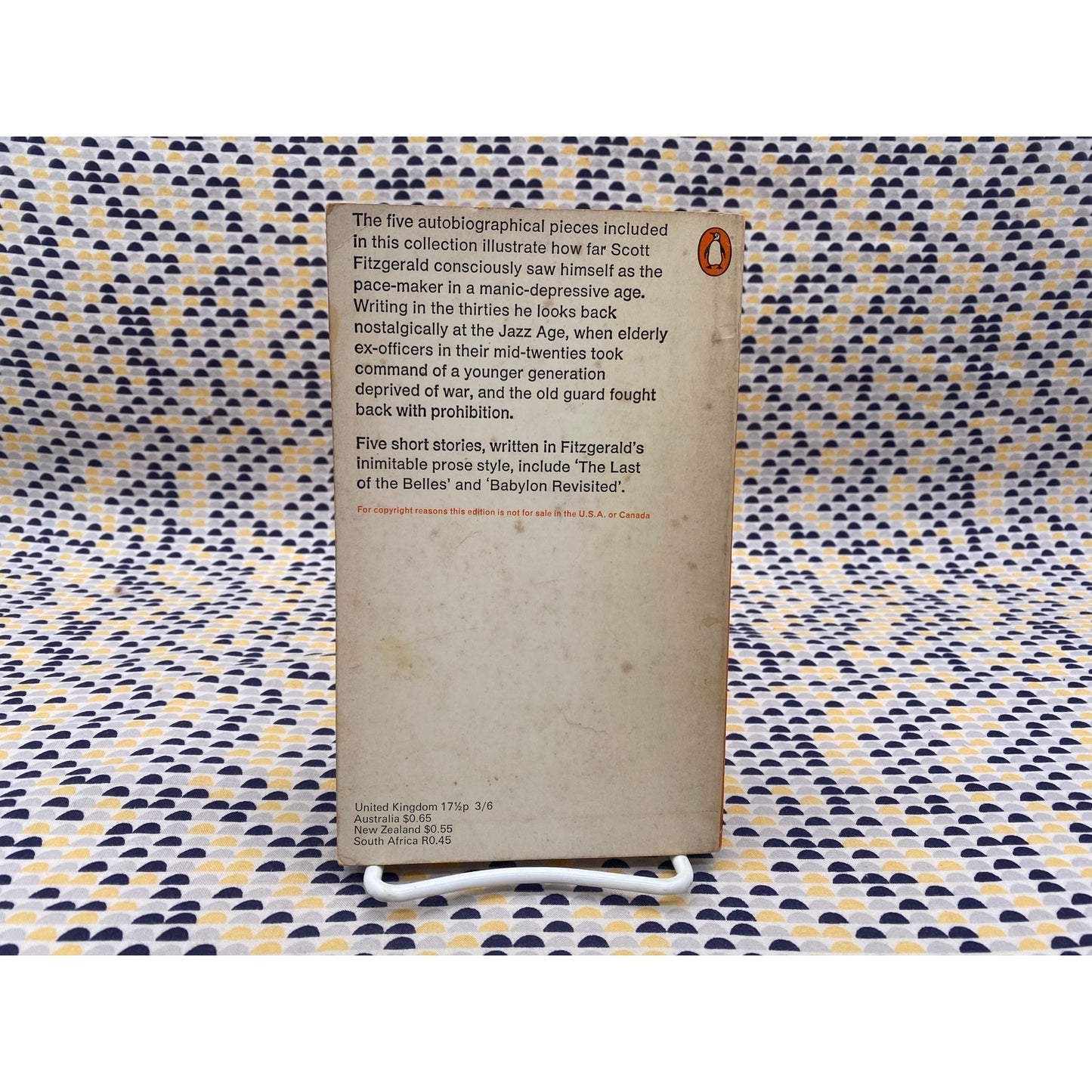 The Stories of F. Scott Fitzgerald - Volume 2 - The Crack-Up and Other Stories - Paperback - Penguin Edition