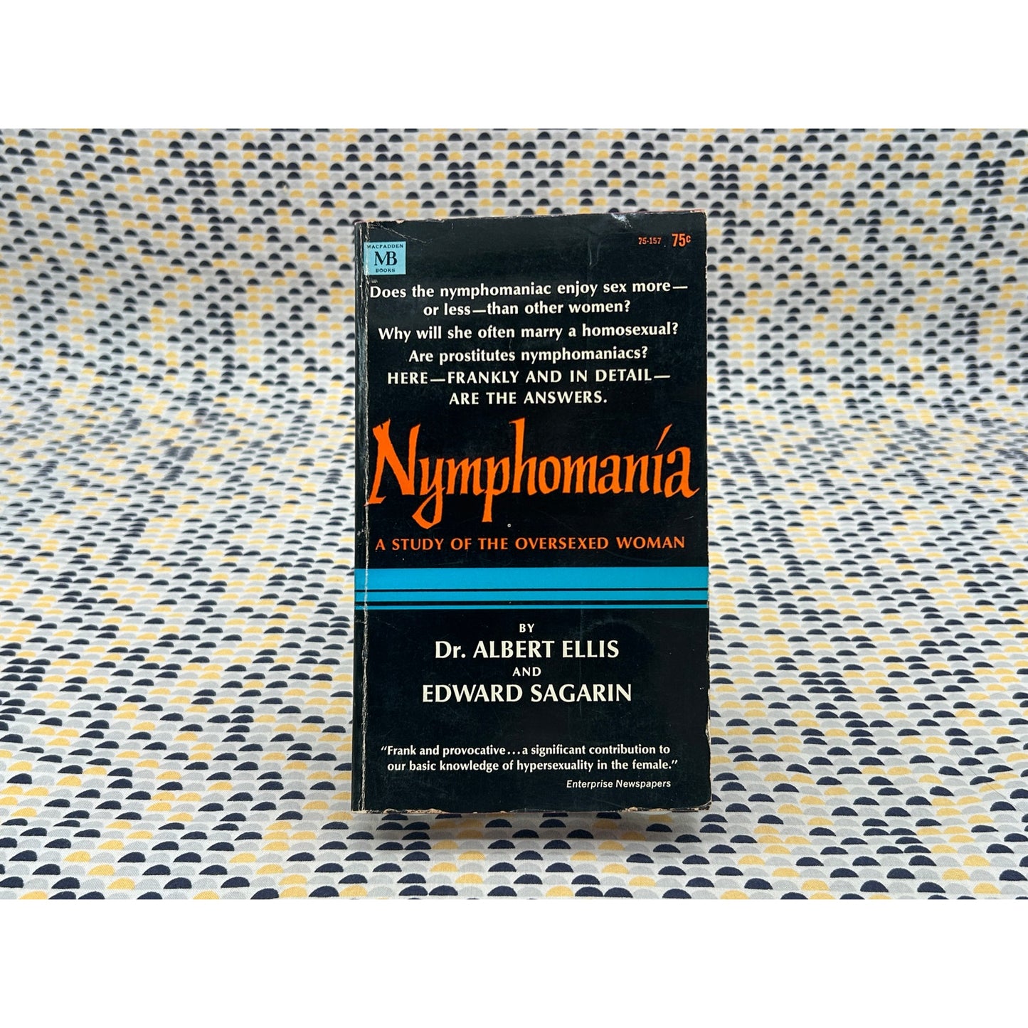 Nymphomania - Dr Albert Ellis - Edward Sagarin - Macfadden Books - Paperback