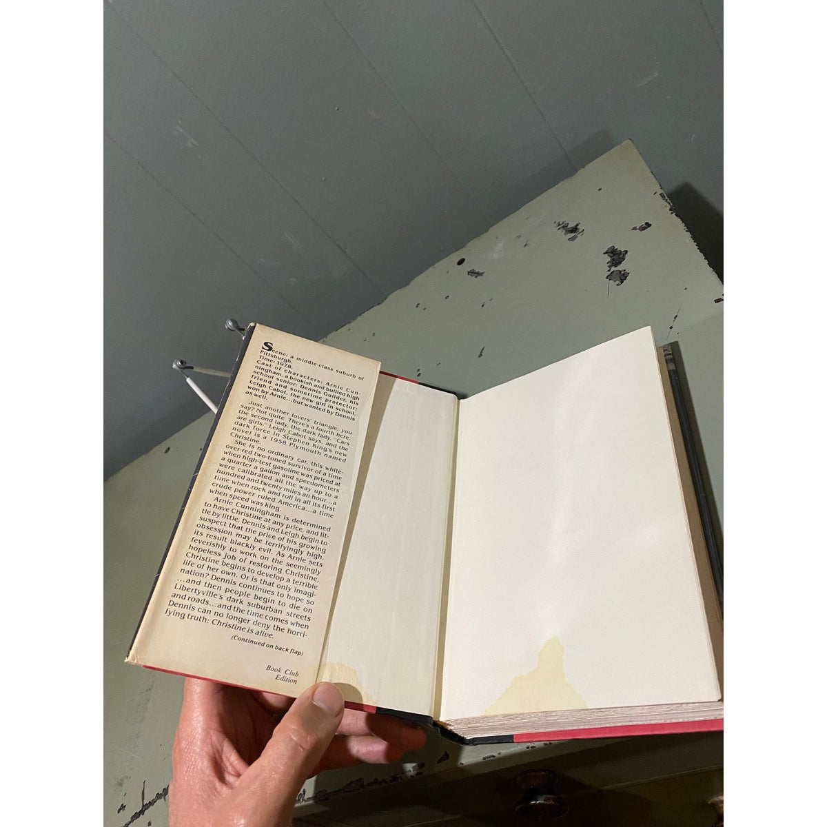 Christine - Stephen King - Vintage Hardcover Book - Viking Club Edition