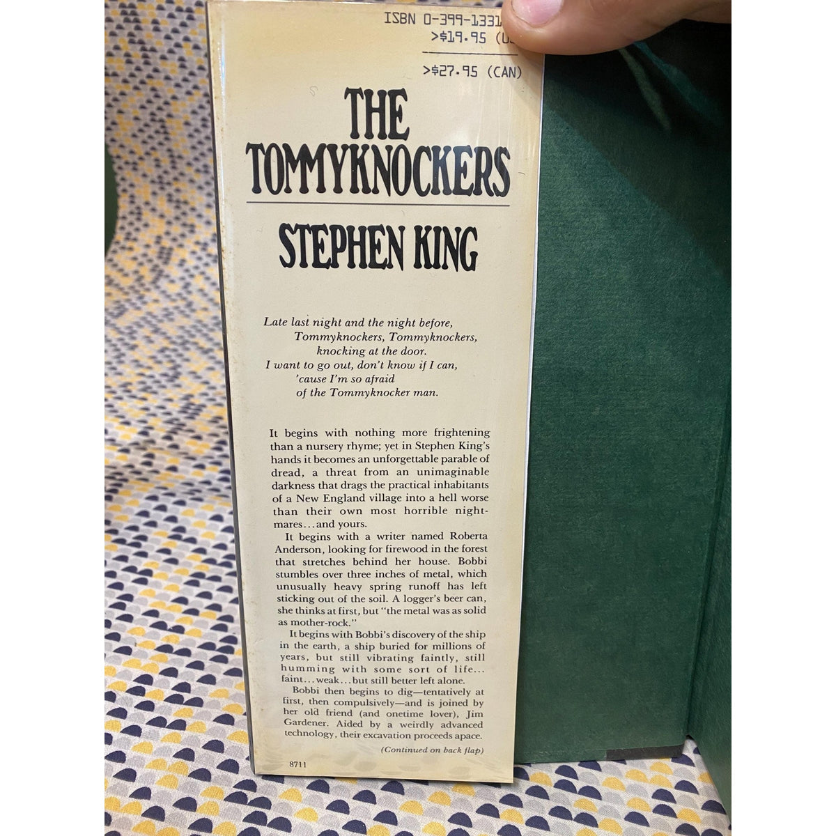 The Tommyknockers - Stephen King - Hardcover Book - Putnam 1st Editon
