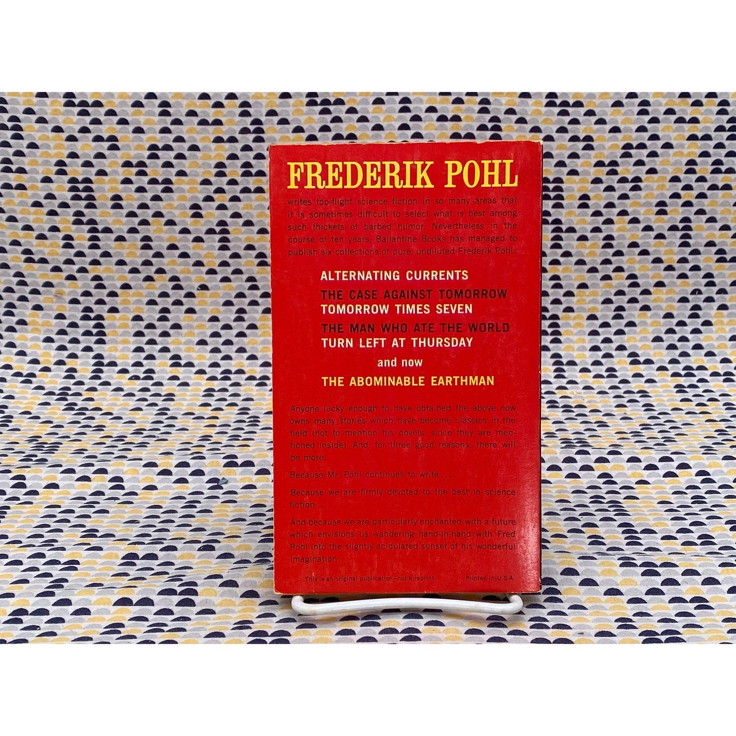 The Abominable Earthman - Frederik Pohl - Vintage Paperback - Ballantine Edition