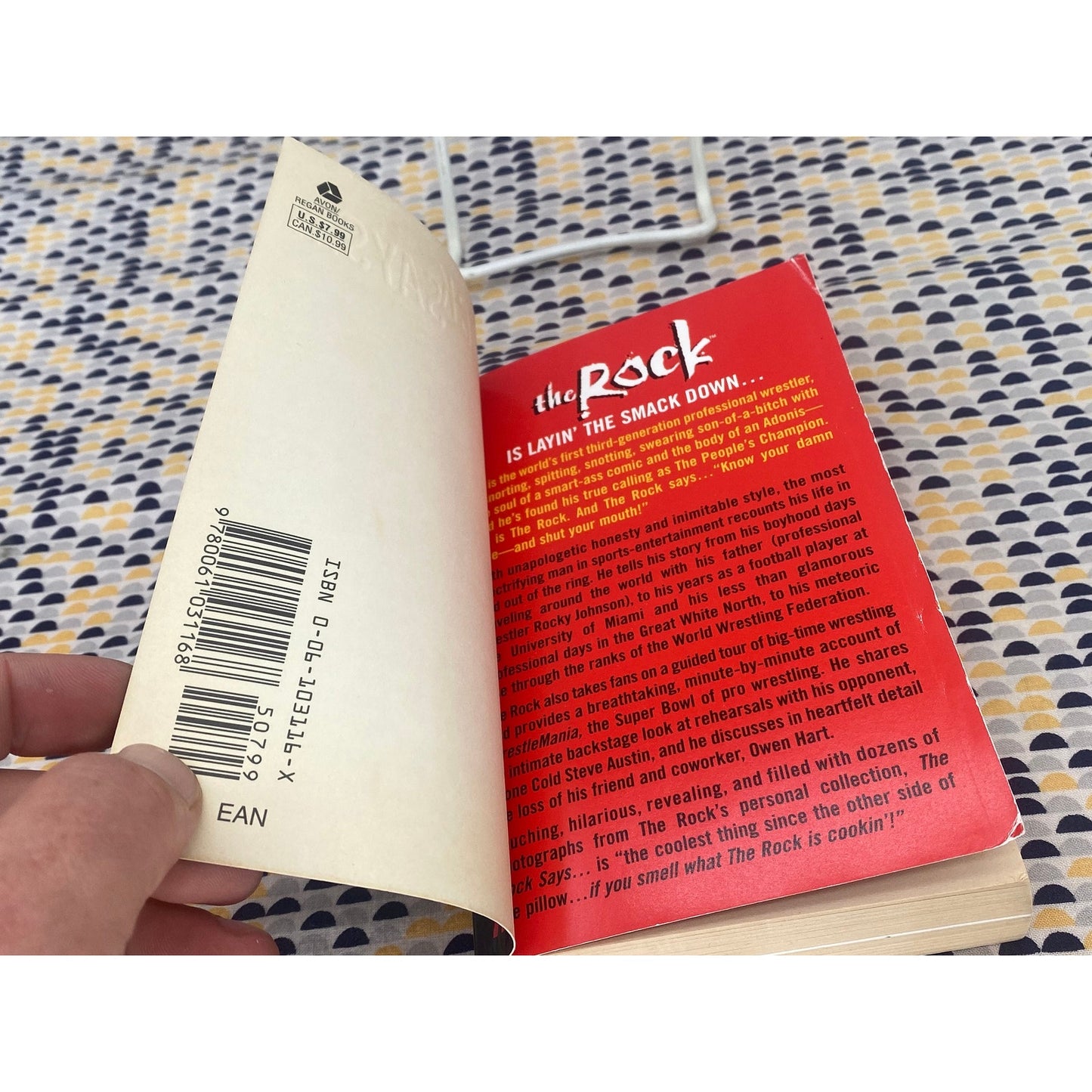 The Rock Says... - The Rock - Vintage Paperback Book - Avon Edition
