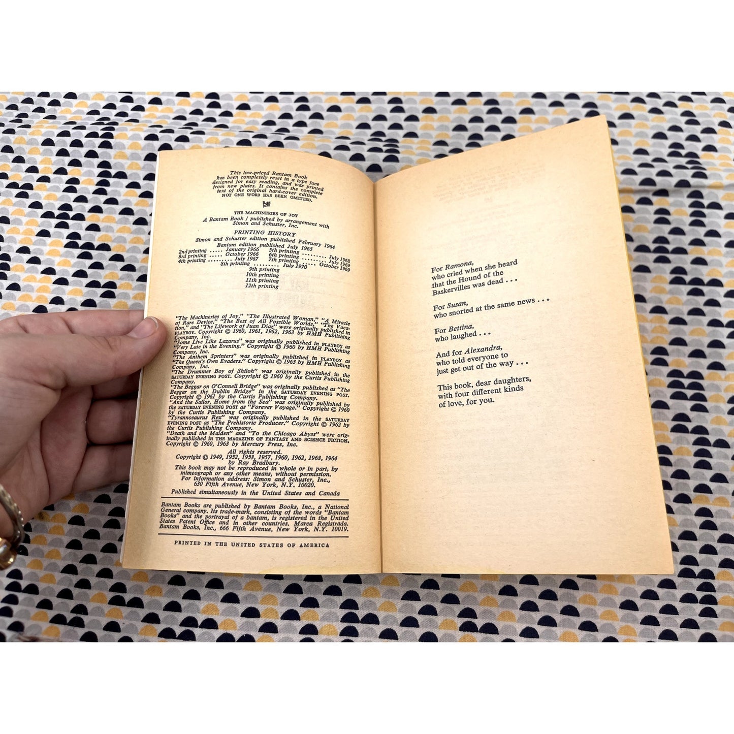 The Machineries of Joy - Ray Bradbury - Vintage Paperback - Bantam Books Edition