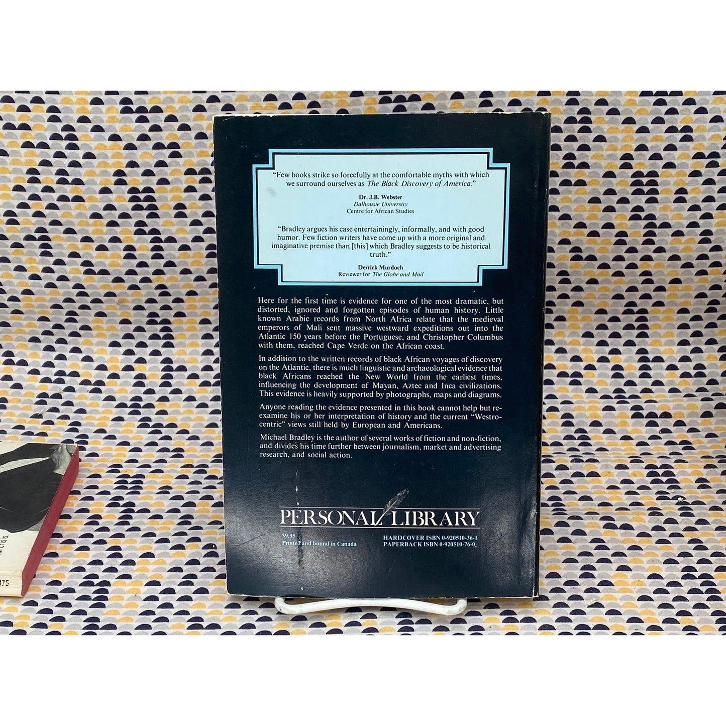 The Black Discovery Of America - Michael Bradley - Vintage Paperback Book