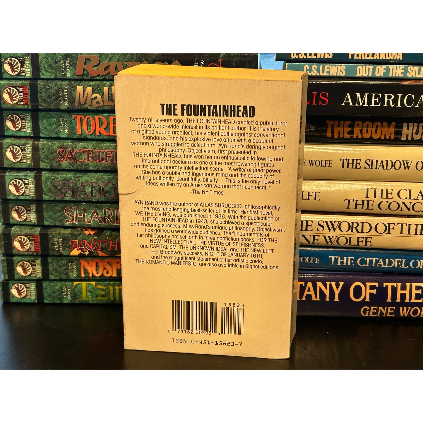 The Fountainhead - Ayn Rand - Vintage Paperback Book - Signet Edition