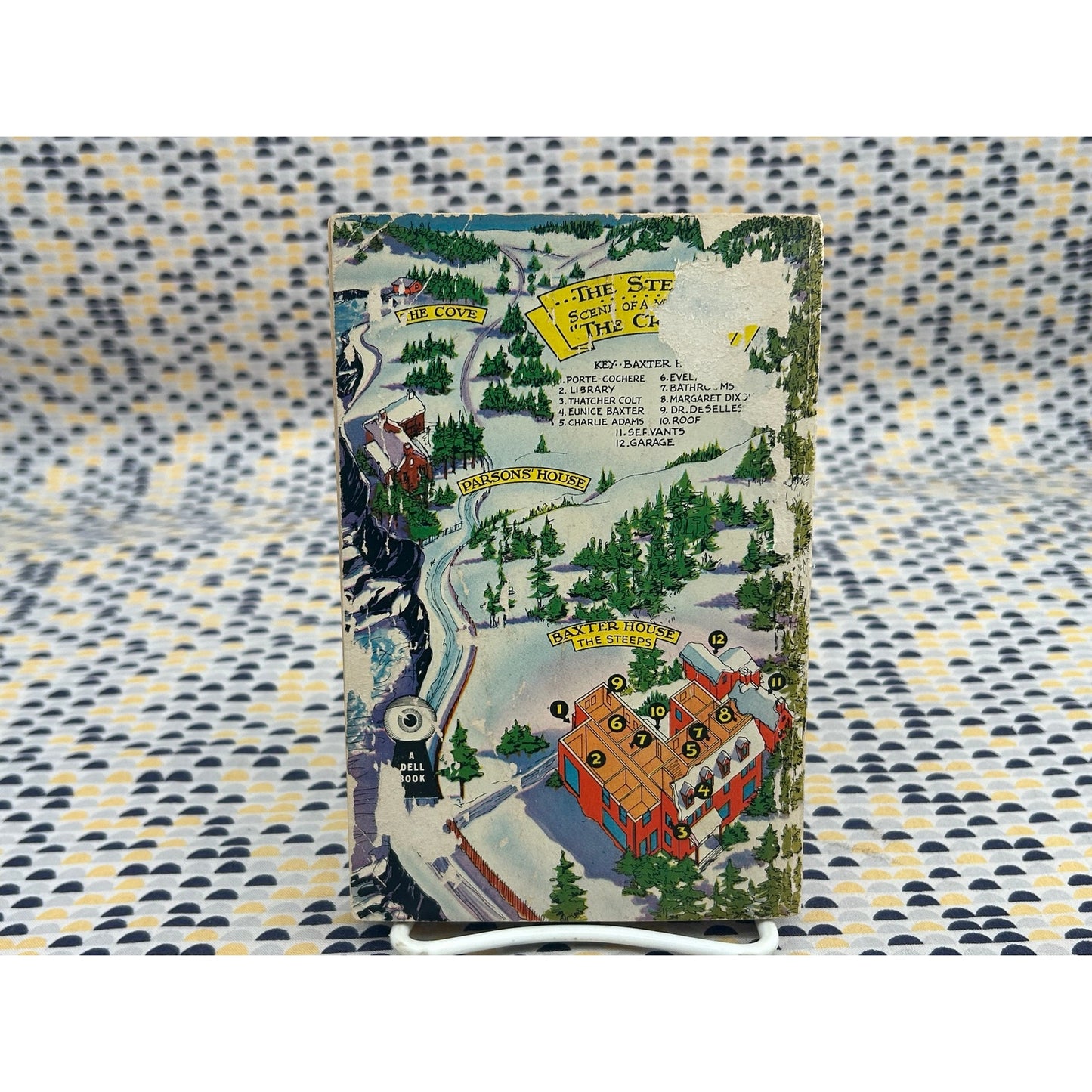 The Creeps - Anthony Abbot - Dell Mystery 88 - Mapback - Vintage Paperbacks