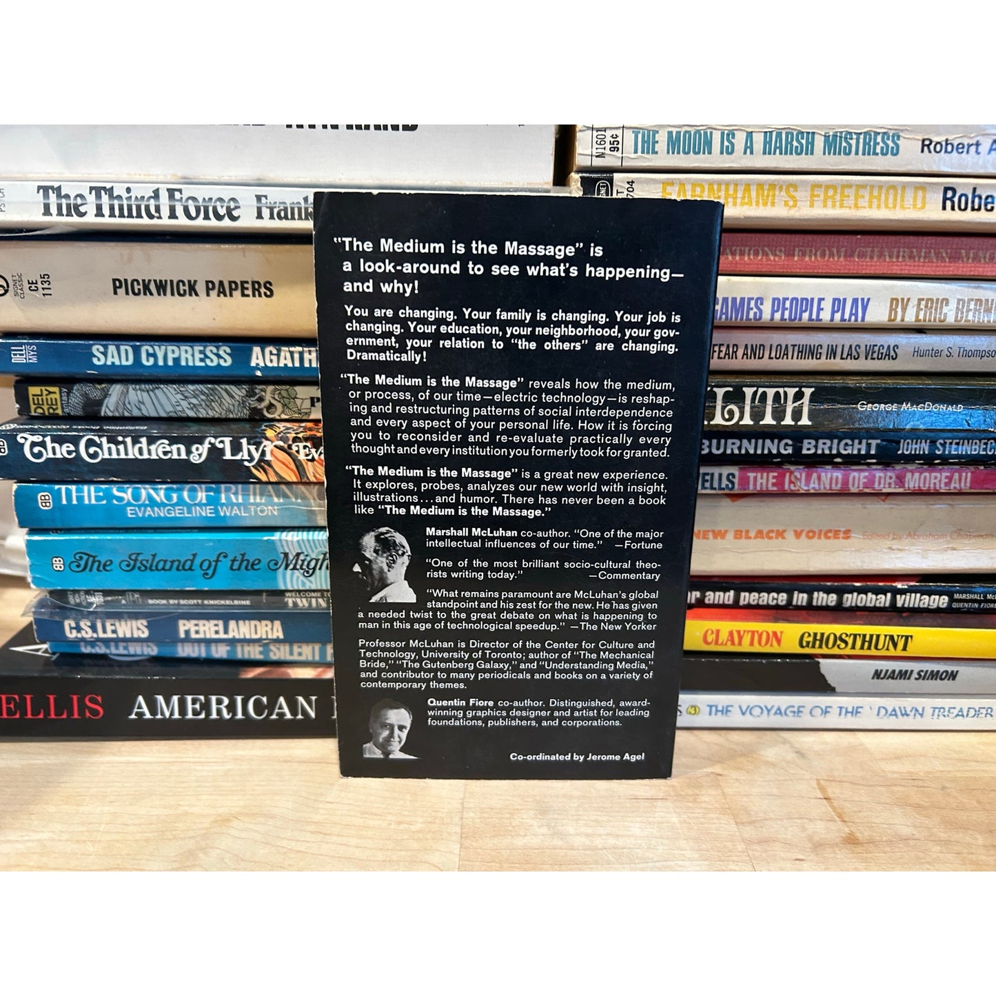 The Medium is the Message - An Inventory of Effects - Marshall McLuhan - Message - Vintage Paperback Book - Bantam Edition
