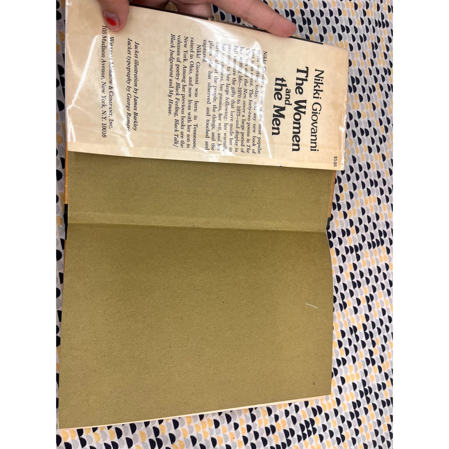 The Woman and the Men - Nikki Giovanni - William Morrow Books - Hardcover - 1st Edition 1st Print