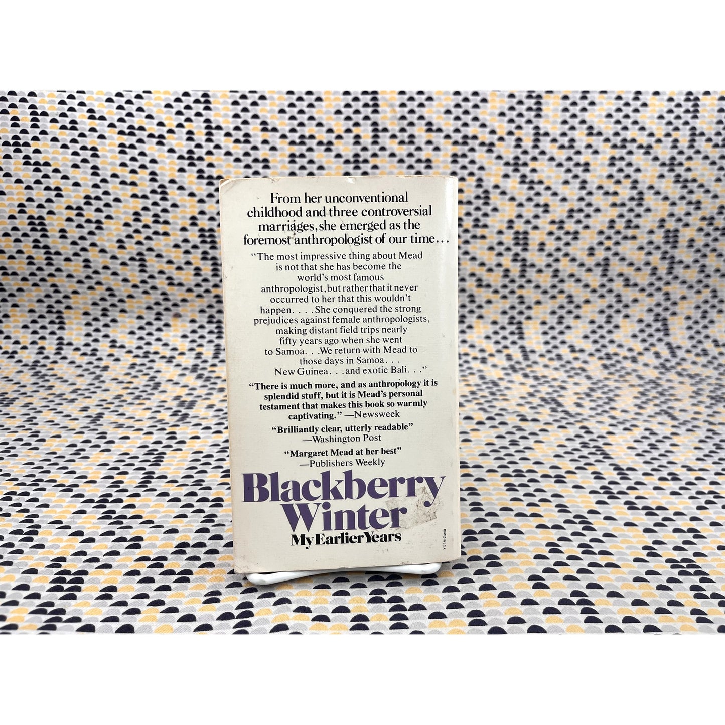 Blackberry Winter - Margaret Mead - Pocket Books - Paperback