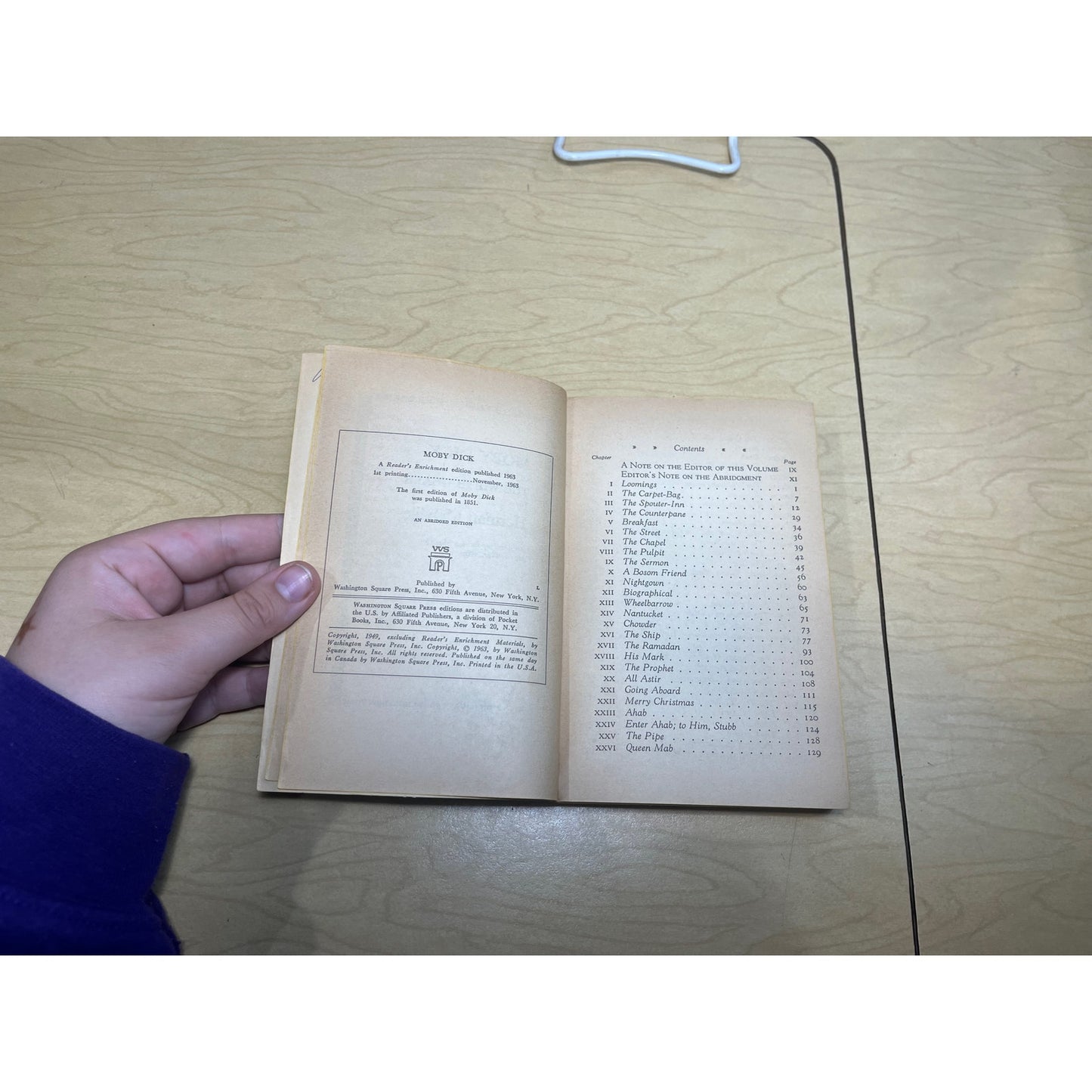 Moby Dick - Herman Melville - Washinton Square Press - Paperback
