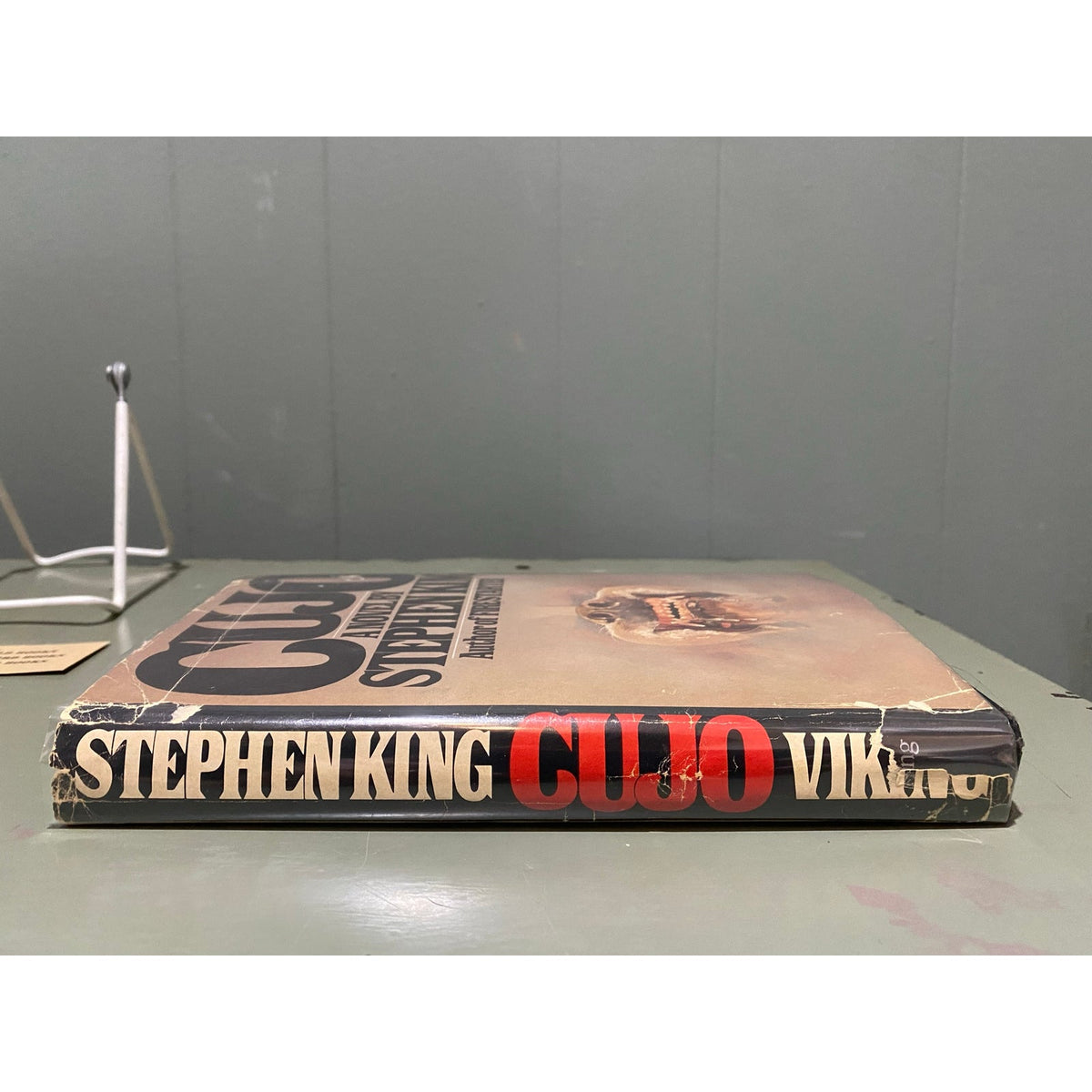 Cujo - Stephen King - Vintage Hardcover Book - 1981 Viking Press - Early Club Edition