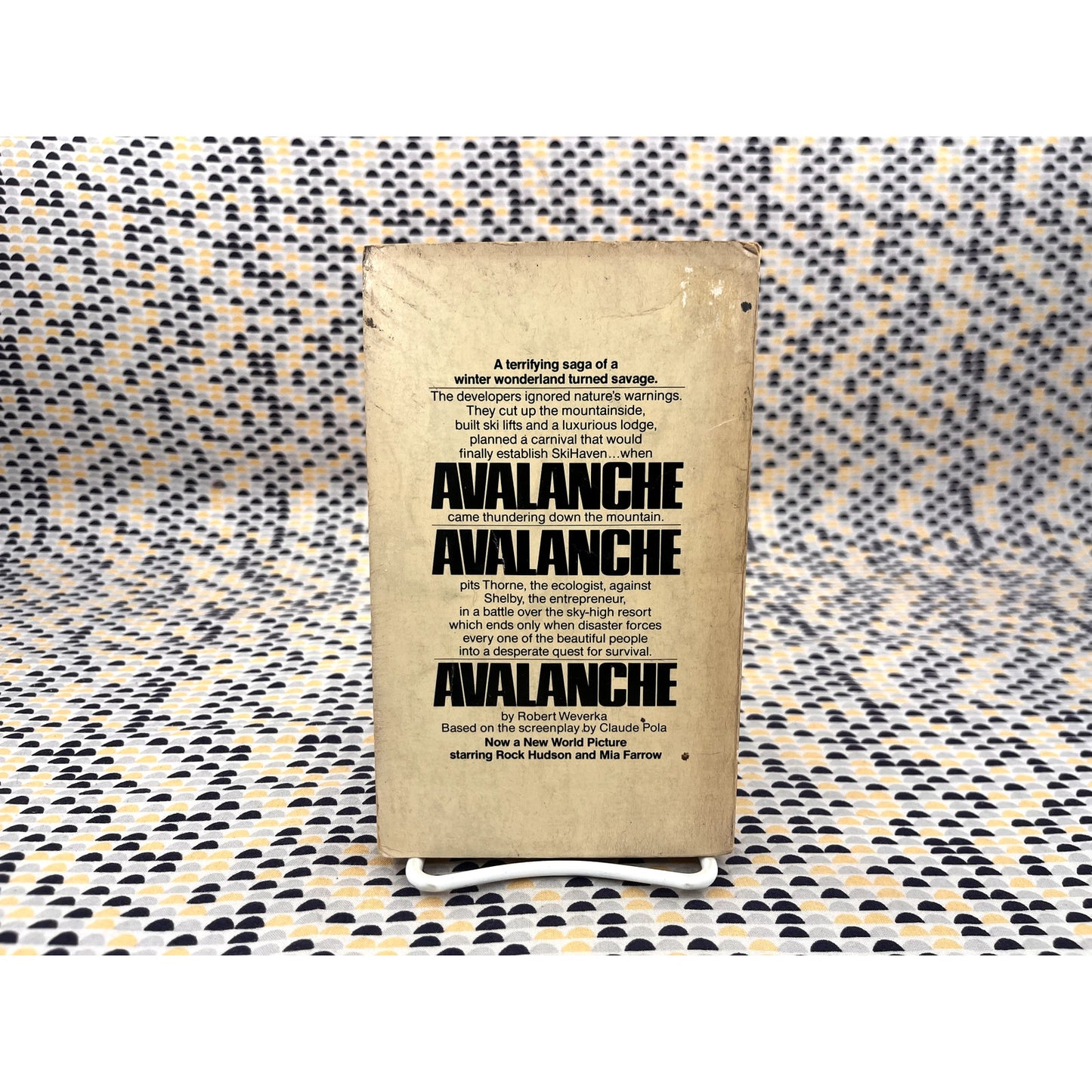 Avalanche - Robert Weverka - Bantam Books - Movie Tie-In Edition