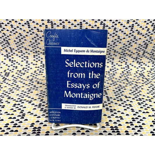 Montaigne Selected Essays - Michel Montaigne - Croft - Paperback
