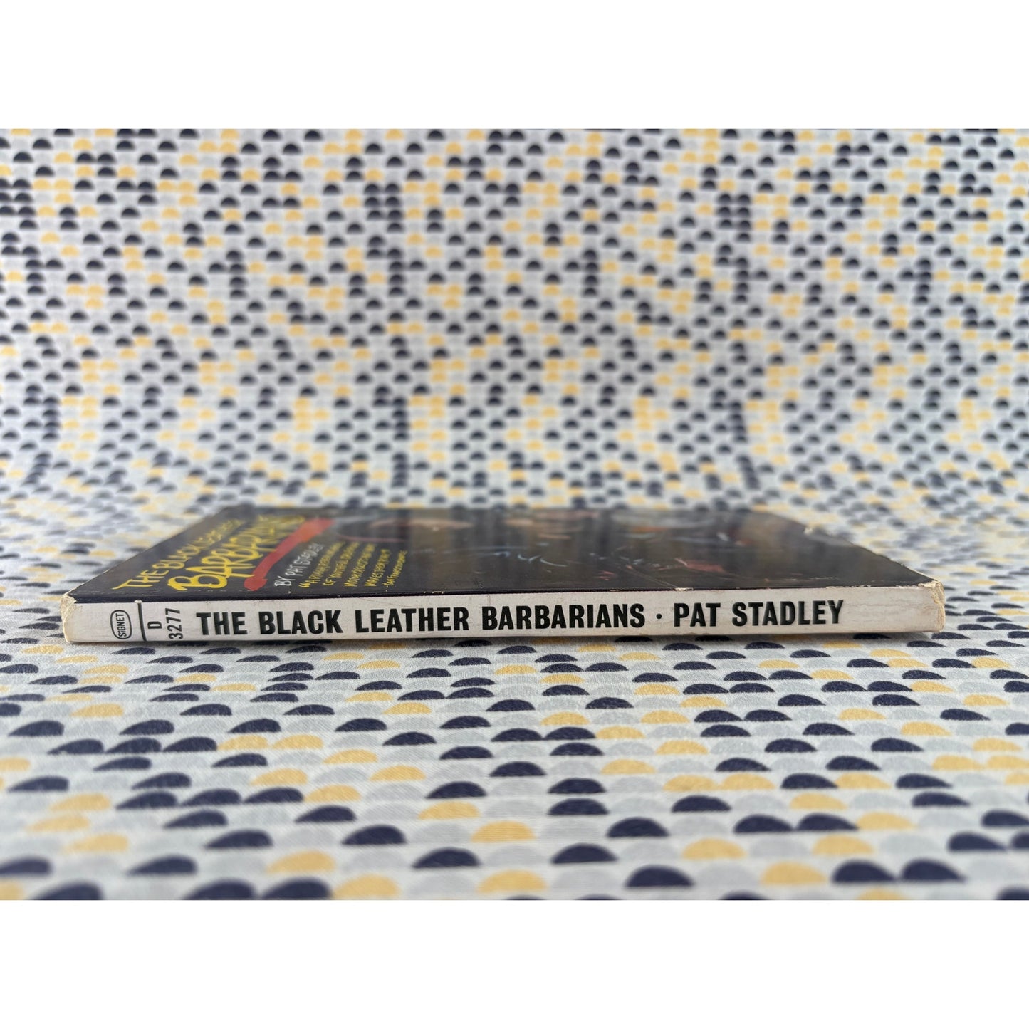 The Black Leather Barbarians - Pat Stadely - Vintage Paperback Book - Signet