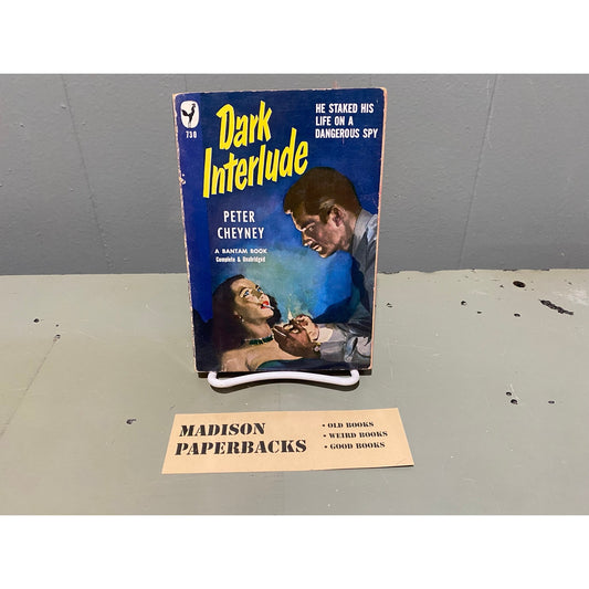 Dark Interlude - Peter Cheyney - Bantam 730 - Vintage Paperbacks