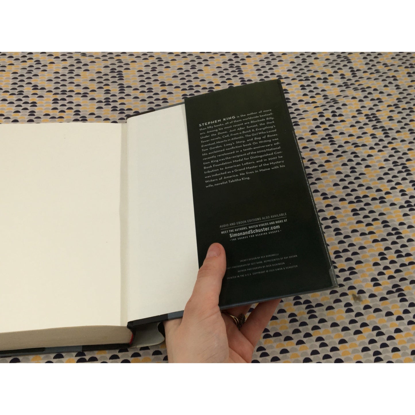 Full Dark, No Stars - Stephen King - Scribner - Hardcover - 1st Edition, 1st Printing