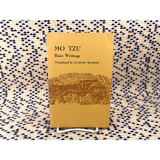 Mo Tzu: Basic Writings - Translated by Burton Watson - Colombia Books - Paperback