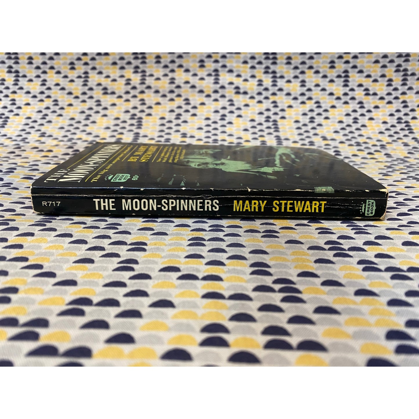 The Moon-Spinners - Mary Stewart - Walt Disney Movie Tie-In - Vintage Paperback Book - Crest/Fawcett World Library Edition
