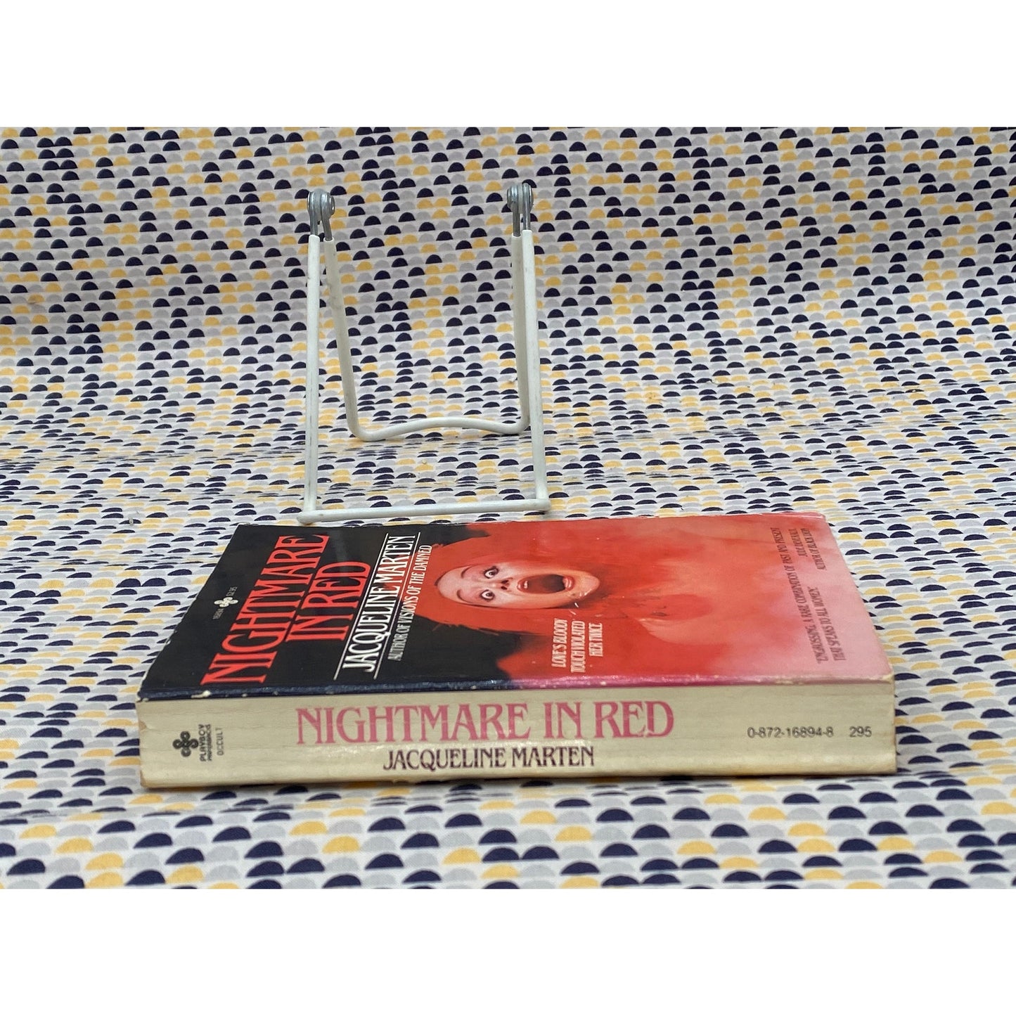 Nightmare In Red - Jacqueline Marten - Vintage Paperback Book - Playboy Paperbacks Edition