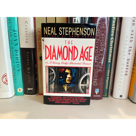 The Diamond Age - Neal Stephenson - Vintage Paperback - Bantam Books