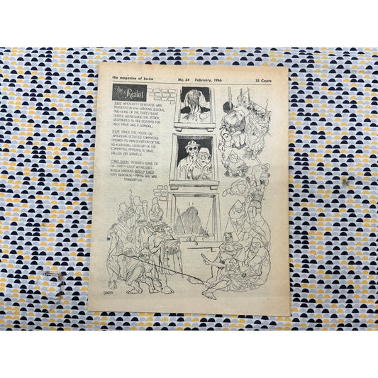 The Realist Magazine - Counterculture Newspaper - February 1966 - No. 64
