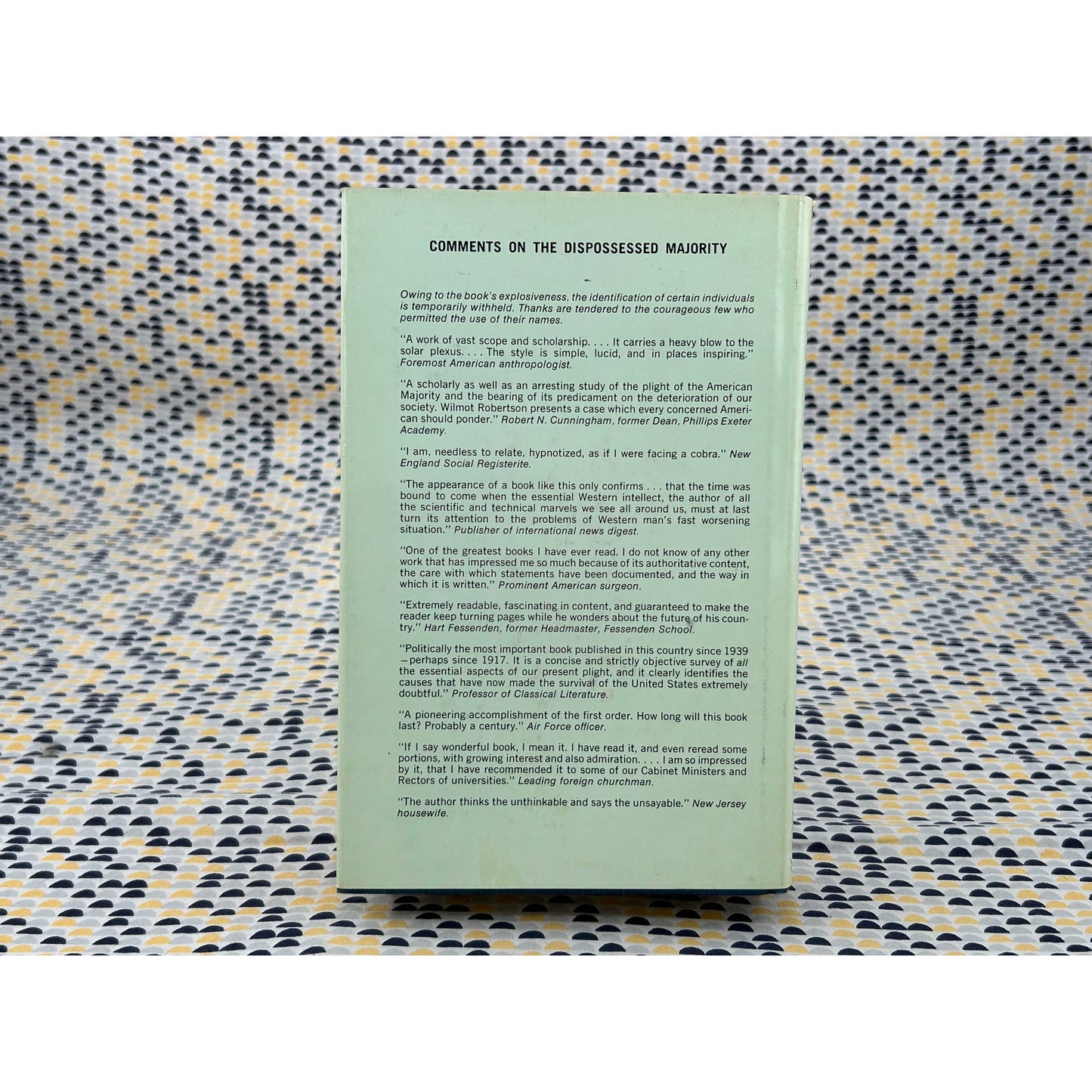 The Dispossessed Majority - Wilmot Robertson - Howard Allen - Hardcover