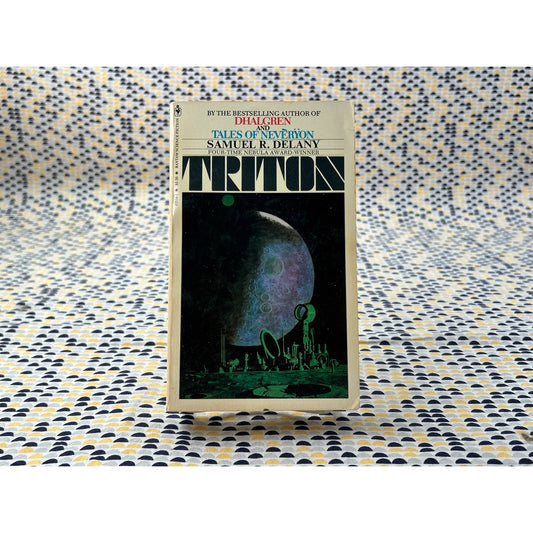 Triton - Samuel R. Delany - Vintage Paperback Book - Bantam Science Fiction Edition