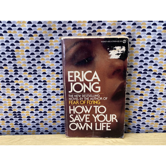 How to Save Your Own Life - Erica Jong - Vintage Paperback Book - Signet Books