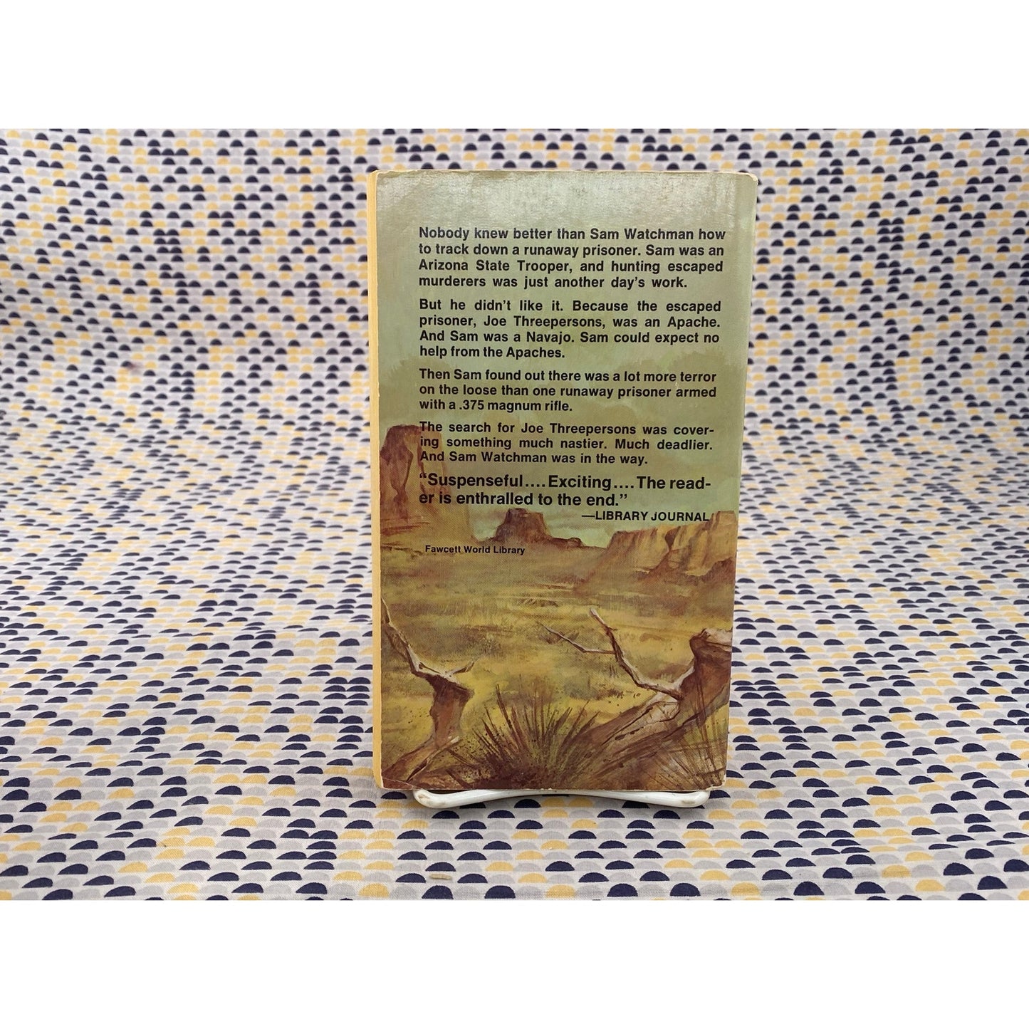 The Threepersons Hunt - Brian Garfield - Vintage Paperback Book - Fawcett Crest Edition