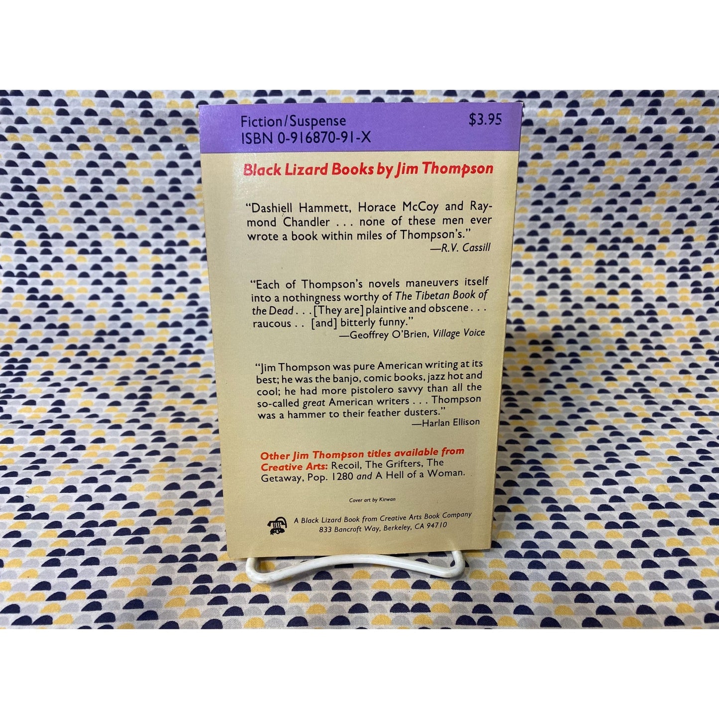 Nothing More Than Murder - Jim Thompson - Paperback - Black Lizard Edition