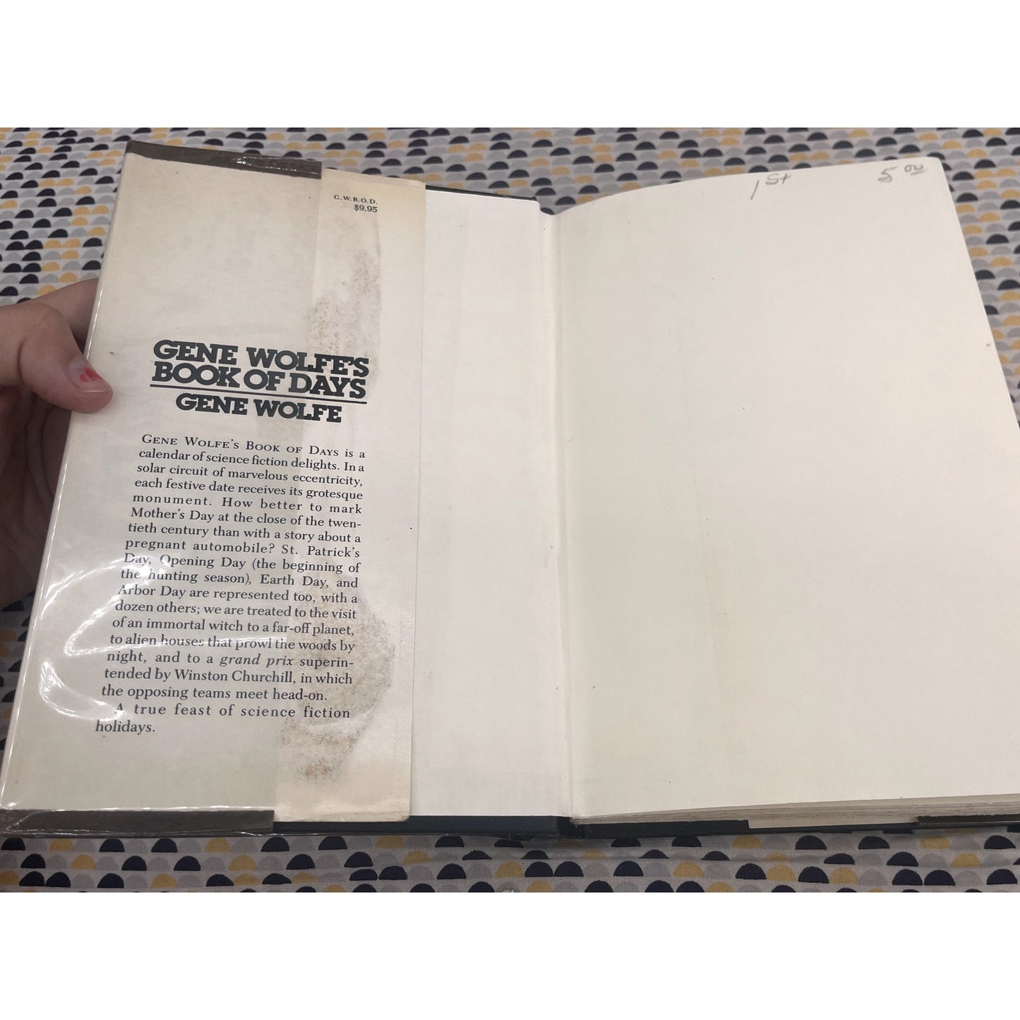 Gene Wolfe's Book of Days - Doubleday Science Fiction - Hardcover - 1st Edition