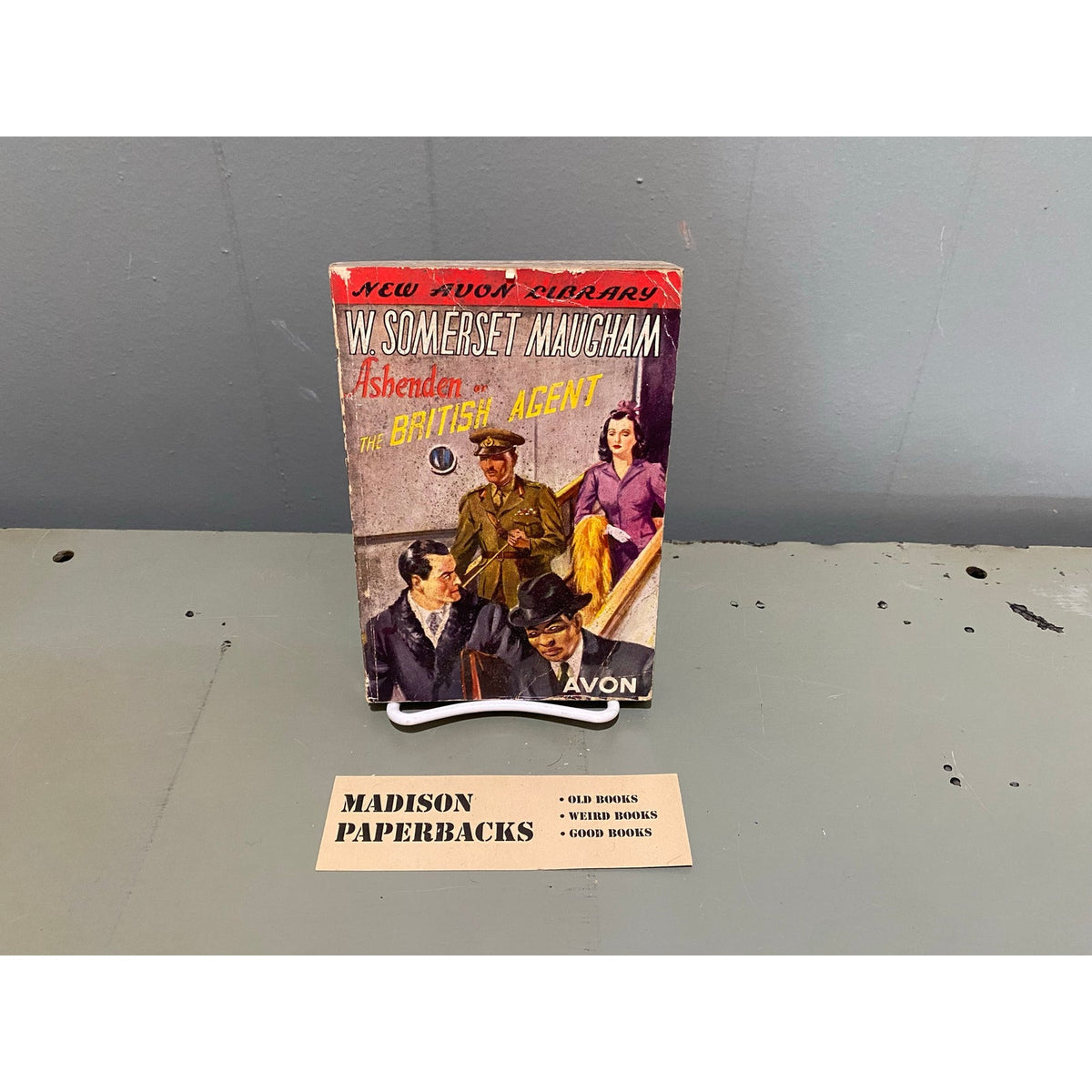 Ashenden, or the British Agent - W. Somerset Maugham - New Avon Library - Vintage Paperbacks