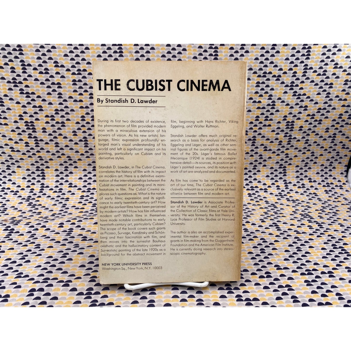 The Cubist Cinema - Standish D. Lawder - New York University - Paperback