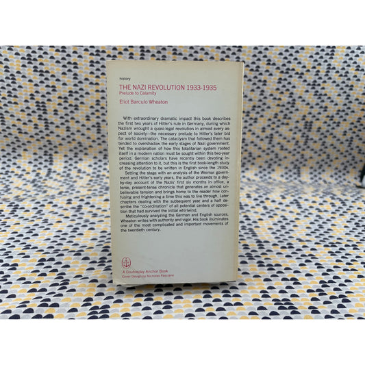 The Nazi Revolution - Eliot Barculo Wheaton - Anchor - Paperback