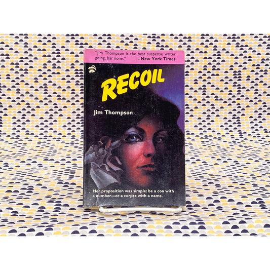 Recoil - Jim Thompson - Vintage Paperback Book - Black Lizard Edition
