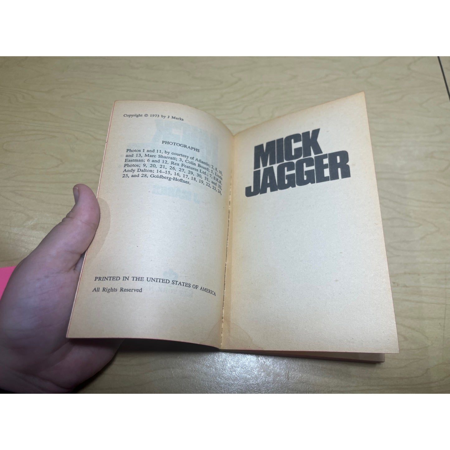 Mick Jagger - J. Marks - Curtis Books - Paperback