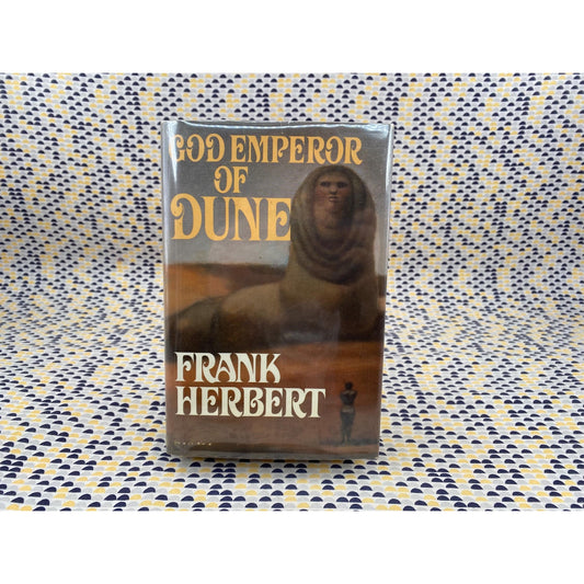 God Emperor of Dune - Frank Herbert - Vintage Hardcover Book - 1981 Putnam 1st Edition, 1st Printing