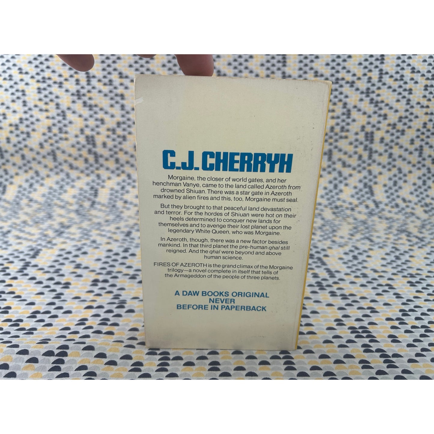 Fires Of Azeroth - C.J. Cherryh - Vintage Paperback Book - Daw Edition