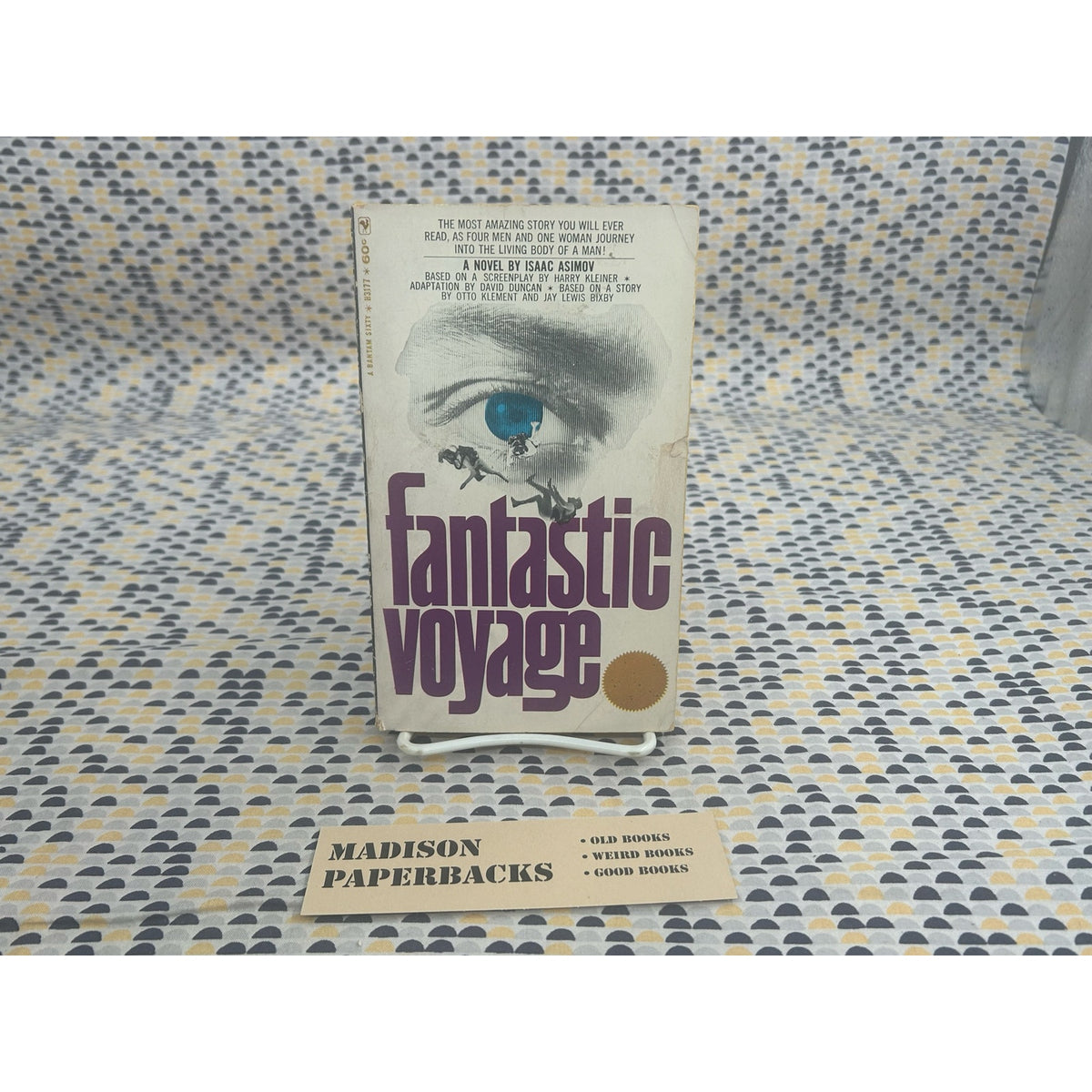 Fantastic Voyage - Isaac Asimov - Movie Novelization - Vintage Paperback Book - 60 cent Bantam Edition