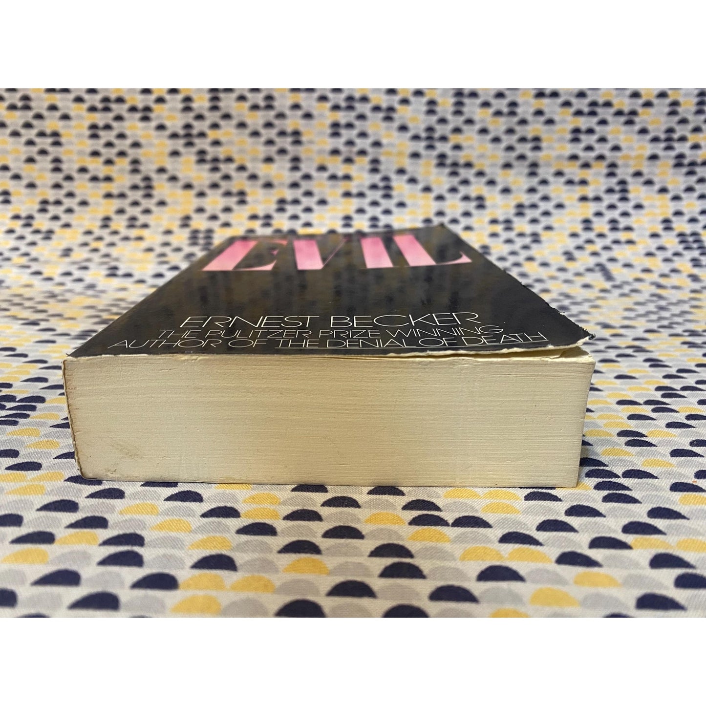 The Structure of Evil - Ernest Becker - Vintage Paperback - Free Press Edition