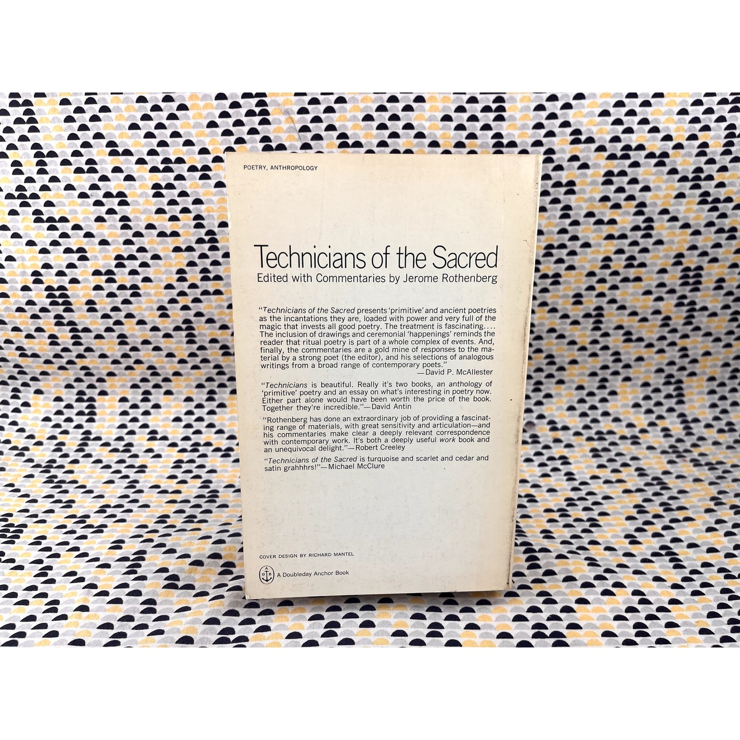 Technicians of the Sacred - Ed. Jerome Rothenburg - Anchor Books - Paperback